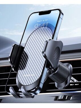 MIRACASE UNIVERSAL BLACK MATTE CELLPHONE CAR VENT HOLDER